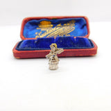 Sterling Silver Windmill Charm Pendant Vintage c1970