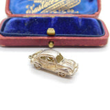 Sterling Silver Little Autocar Charm Pendant Vintage c1970