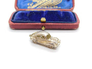 Sterling Silver Little Autocar Charm Pendant Vintage c1970