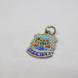 Sterling Silver Enamel Keswick Souvenir Charm Pendant Vintage c1970