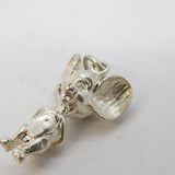 Sterling Silver Big Ear Mouse Charm Pendant Vintage c1970s
