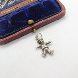 Sterling Silver Scarecrow Charm Pendant Vintage c1970