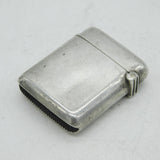 Edwardian Sterling Silver Vesta Case Antique 1902 Birmingham