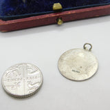 Sterling Silver St Christopher Charm Pendant Vintage c1970