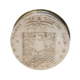 George I Sterling Silver 1 Thaler Coin Coronation Coin Box Antique c1705