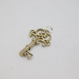 Sterling Silver 21st Birthday Key Form Charm Pendant Vintage c1970s