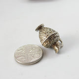 Sterling Silver Wine Jug Charm Pendant Vintage c1970