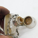 Sampson Mordan Sterling Silver & Glass Combination Vinaigrette & Scent Bottle