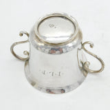 18th Century Channel Islands Sterling Silver Porringer Antique c1730s 'IH'