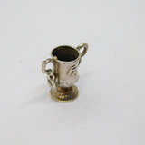 Sterling Silver "FA" Trophy Cup Charm Pendant Vintage c1970