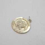 Sterling Silver Gemini Horoscope May-June Charm Pendant Vintage c1970s