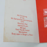 German .999 Pure Silver Munich 1972 Olympics Commemorative Coin Vintage