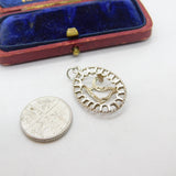Sterling Silver 21st Birthday Charm Pendant Vintage c1970