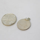 Sterling Silver Pisces Zodiac Charm Pendant Vintage c1970