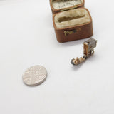 Sterling Silver Wedding in the Church Charm Pendant Vintage c1970