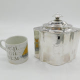 Peter & Jonathan Bateman George III Sterling Silver Tea Caddy Antique 1790