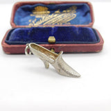 Sterling Silver Ladies Stiletto Charm Pendant Vintage c1970