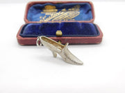 Sterling Silver Ladies Stiletto Charm Pendant Vintage c1970