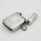 Edwardian Sterling Silver & Enamel Postage Stamp Lighter Antique Birmingham