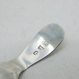 George III Sterling Silver Leaf Form Tea Caddy Spoon Antique c1800 London