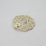 Scottish Sterling Silver Douglas Scott Celtic Knot Studio Brooch Modern c1990
