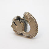 Cast Sterling Silver Squirrel with Nut Figurine Ornament Vintage 2001 London