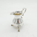 Edwardian Sterling Silver Lion Mask Baluster Cream Jug Antique 1903 London