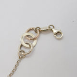 Sterling Silver With Rose Gold Links Of London Circles Bracelet Vintage c1990's