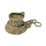 Sterling Silver Windsor Castle Charm Pendant Vintage c1970