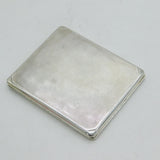 Art Deco Sterling Silver & Enamel Japanese Erotic Scene Cigarette Case Antique