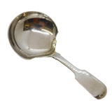 Victorian Sterling Silver Shaped Bowl Tea Caddy Spoon Antique 1851 London