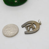 Sterling Silver 21st Birthday Good Luck Charm Pendant Vintage c1970