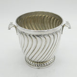 Sterling Silver Fluted Pattern Ice Bucket Vintage 1996 Birmingham