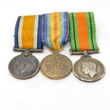 WWI & WWII Miniature Medal Dress Group Antique
