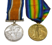 WW1 Medal Group Pair GNR S.D Stone Royal Garrison Artillery Antique