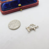 Sterling Silver Sagittarius the Archer Charm Pendant Vintage c1970