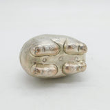 20th Century Silver Plated Elephant Form Betel Nut Box Antique c1920s