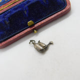 Sterling Silver Duck Charm Pendant Vintage c1970