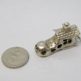 Sterling Silver Large Family in the Shoe Charm Pendant Vintage c1970