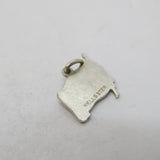 Sterling Silver Enamel USA Flag Charm Pendant Vintage c1970s