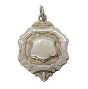 Sterling Silver Sporting Fob Medal Antique c1920 Art Deco