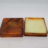 Brown Bakelite Jewellery Box Gt. Yarmouth Antique c1940 Art Deco