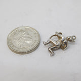 Sterling Silver Sagittarius the Archer Charm Pendant Vintage c1970s