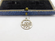 Sterling Silver I Love You Sweet Charm Pendant Vintage c1970