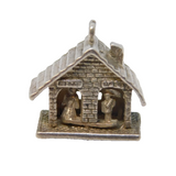 Sterling Silver Fine Wet Weather Vane Charm Pendant Vintage c1970