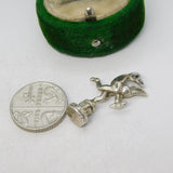 Sterling Silver Eros the Archer Charm Pendant Vintage c1970