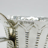 Edwardian Arts & Crafts Sterling Silver Basket Form Mug Antique 1908 Chester