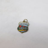 Sterling Silver Shakespeare's Birthplace Shield Charm Pendant Vintage c1970