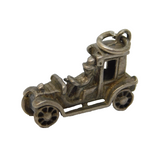 Sterling Silver Motor Car Charm Pendant Vintage c1970