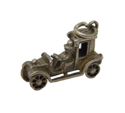 Sterling Silver Motor Car Charm Pendant Vintage c1970